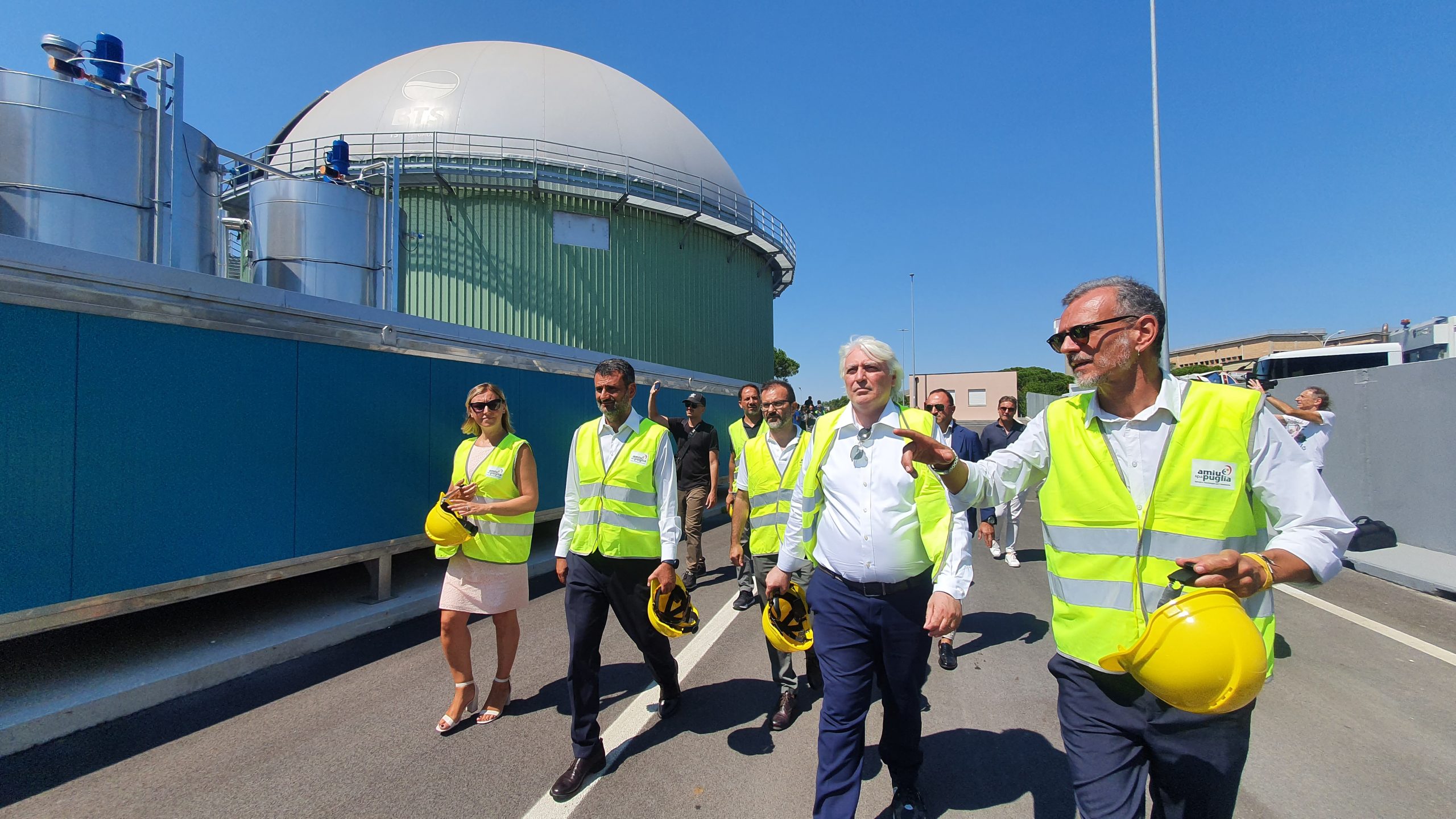 04-08-22 sopralluogo impianto Amiu 1