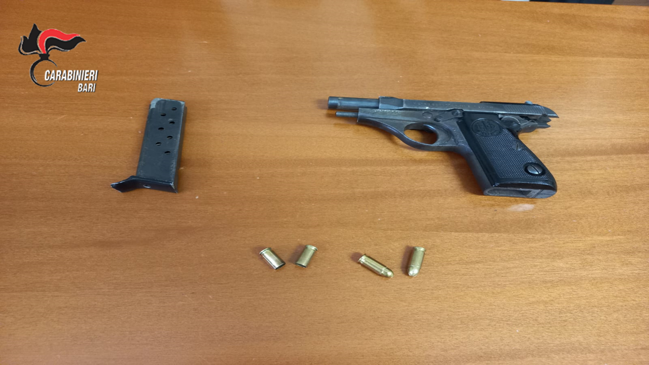 Gravina in Puglia, avrebbe minacciato i Carabinieri con una pistola e si sarebbe barricato in casa