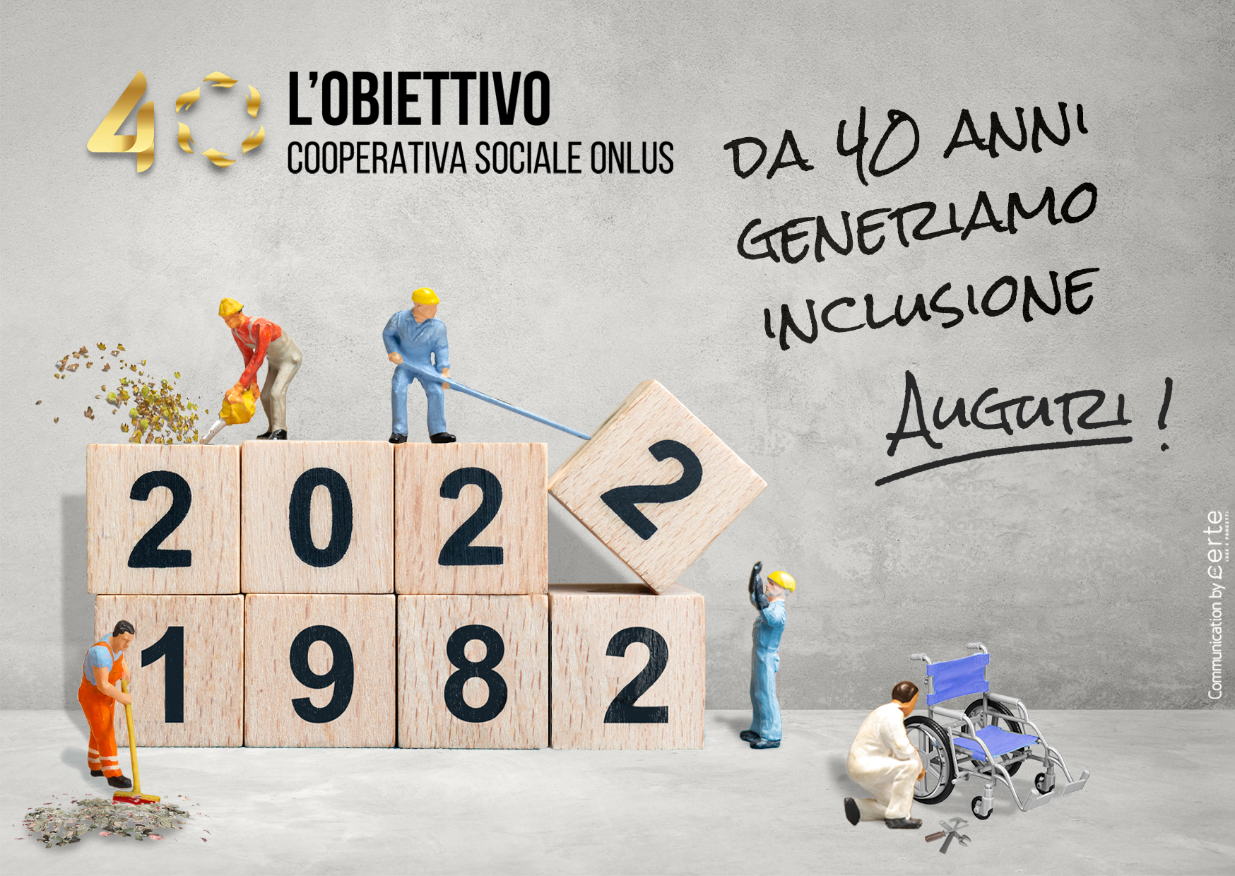 Bari, la Cooperativa Sociale L’Obiettivo compie 40 anni