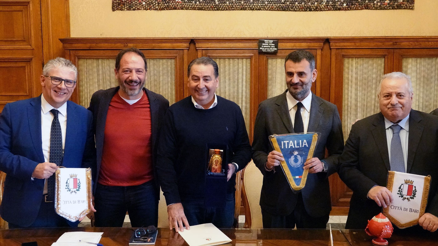 Eurovolley 2023: ieri mattina presentata la fase in programma al Palaflorio alla presenza del tecnico della nazionale maschile Fefè De Giorgi