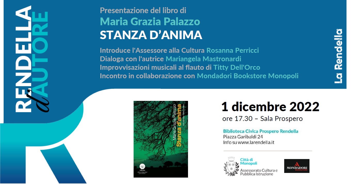 Rendella d’autore ospita Maria Grazia Palazzo