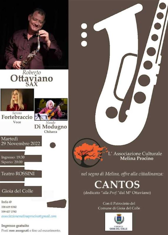 A Gioia del Colle un concerto gratuito in memoria della prof.ssa Procino