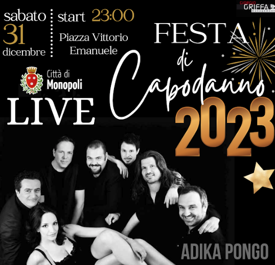 Monopoli: Disco music, dj-set e comicità in piazza per festeggiare il 2023