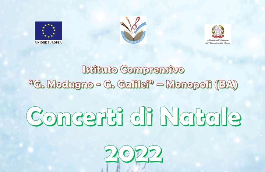 A Monopoli “Ci vuole un fiore”, i Concerti di Natale dell’Istituto Comprensivo “Modugno – Galilei”