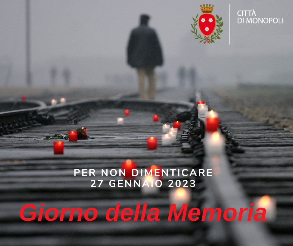 Monopoli: Il sindaco Annese sul Giorno della Memoria «Antidoto a ogni forma di discriminazione»