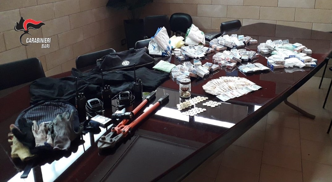 Sannicandro di Bari, Toritto e Cave (RM). Furti con scasso ai self-sevice di tabacchi e stazioni di servizio, quattro persone arrestate