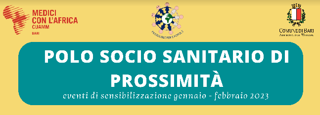 Bari: Informazione ed educazione sanitaria negli spazi del Polo socio-sanitario di prossimità in via Re David