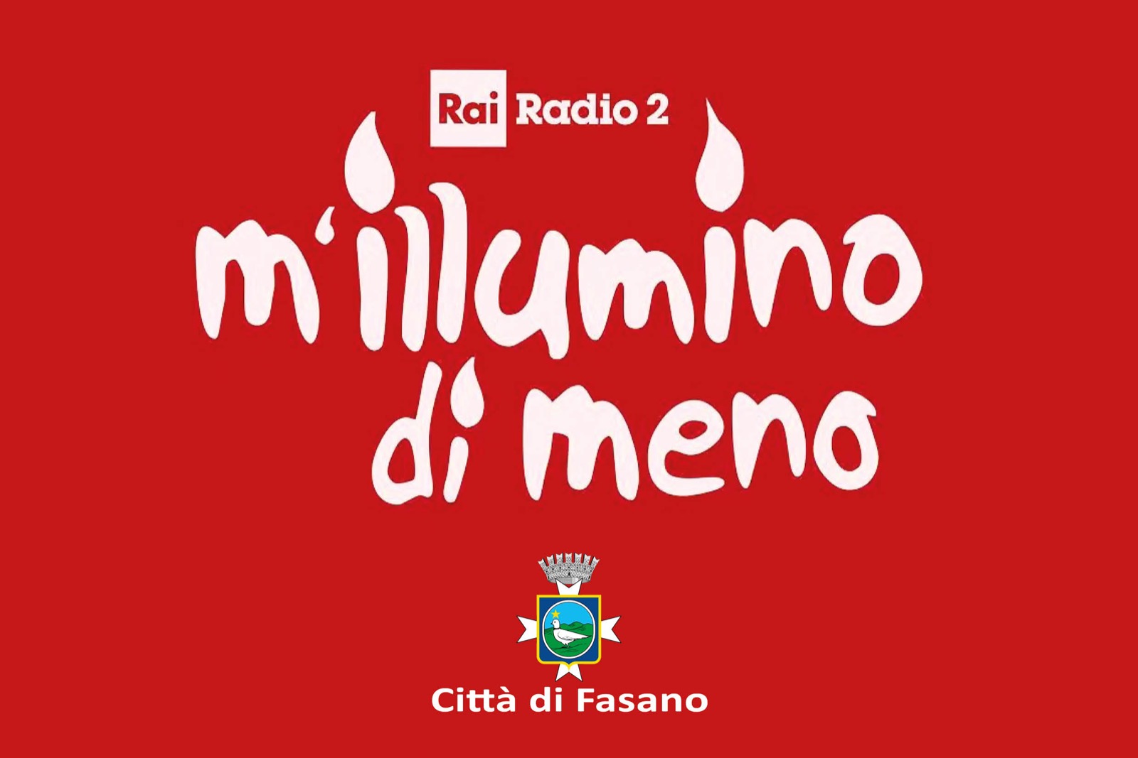 Fasano: «M’illumino di meno», saranno tante le iniziative in programma