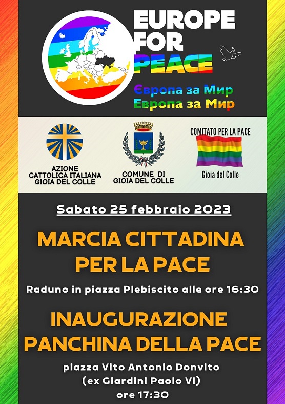 Ancora una volta Gioia del Colle si mobilita per la pace