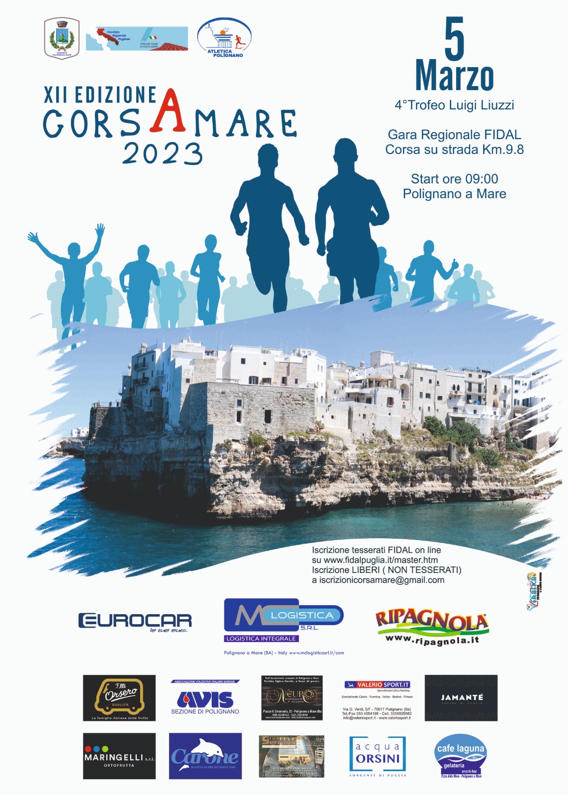 Polignano a Mare, al via la XII edizione di CorsAmare