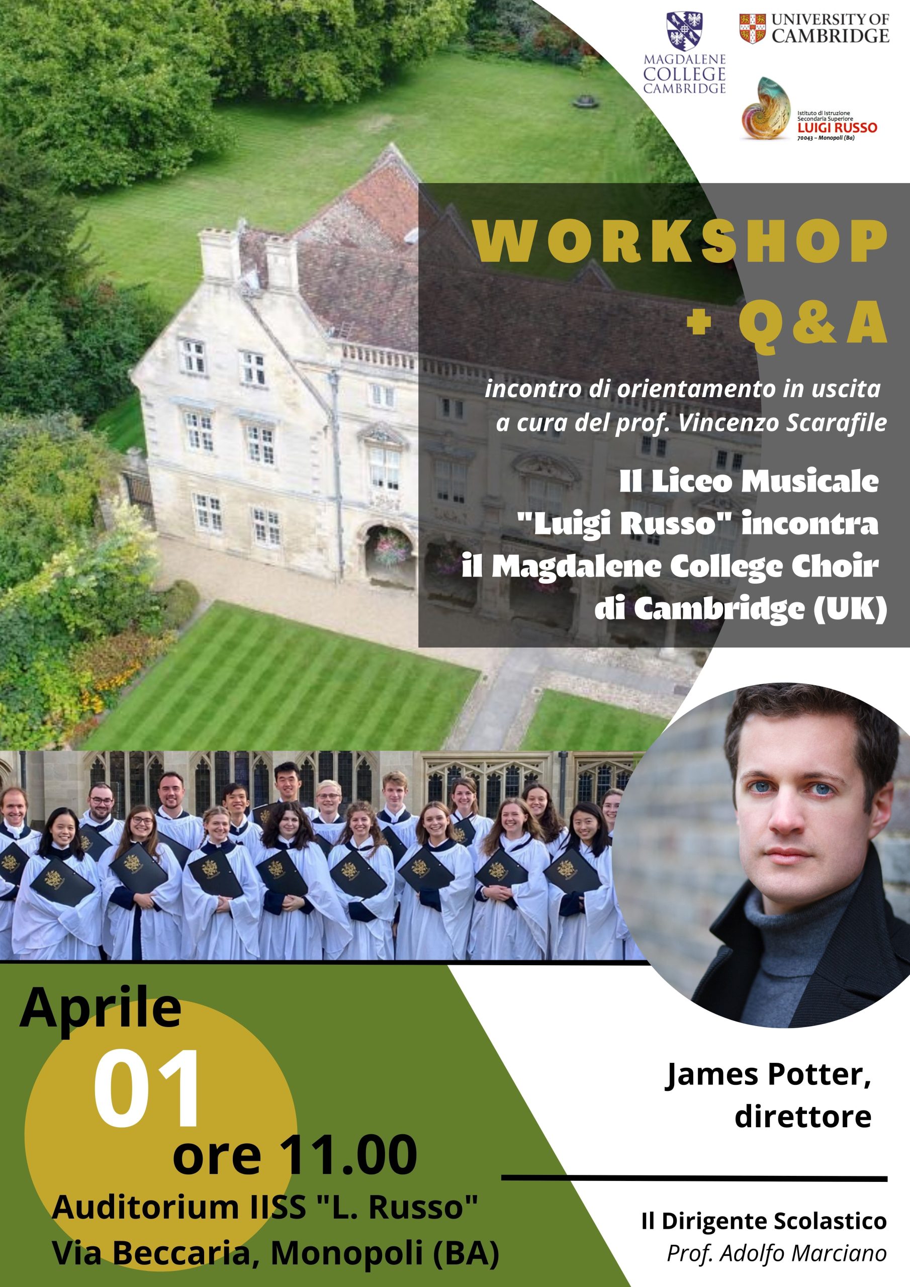 Monopoli: Un respiro europeo per le iniziative di orientamento proposte dal “Luigi Russo”