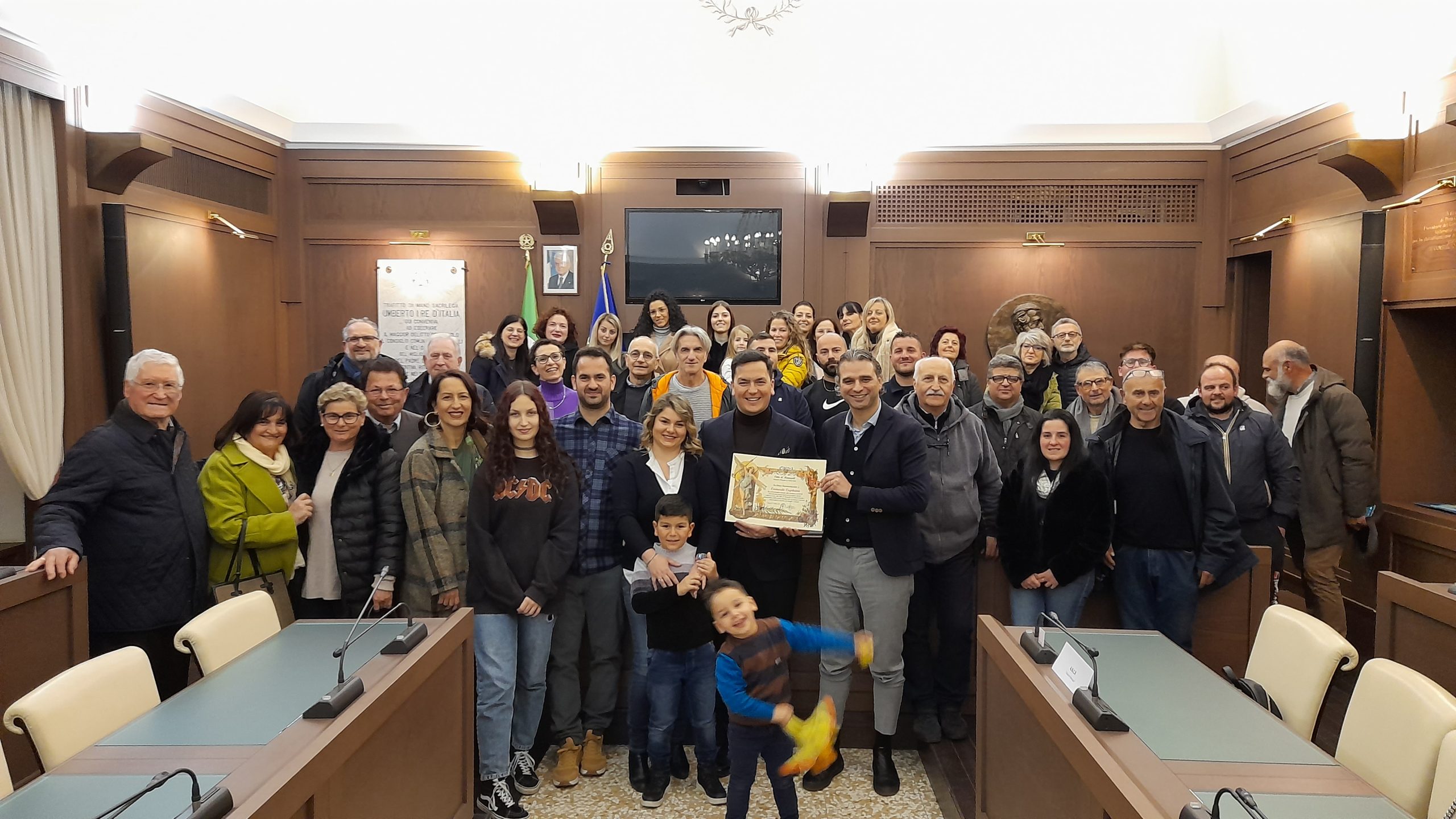 Monopoli: Capitanio a capo dell’AIPH: una pergamena da parte del sindaco