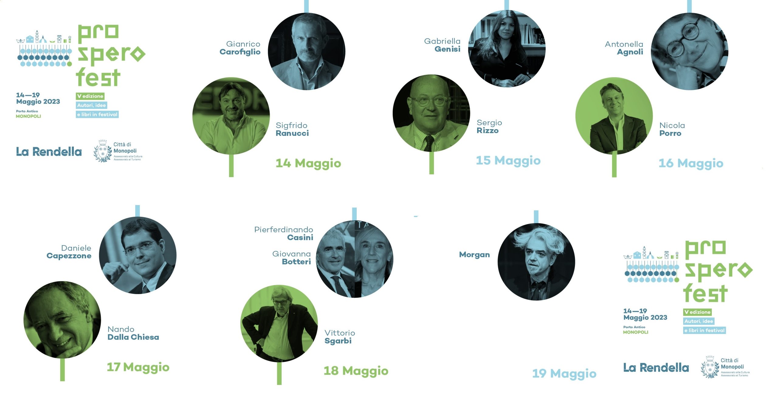 A Monopoli la sei giorni di “Prospero Fest 2023”: autori, idee e libri in festival