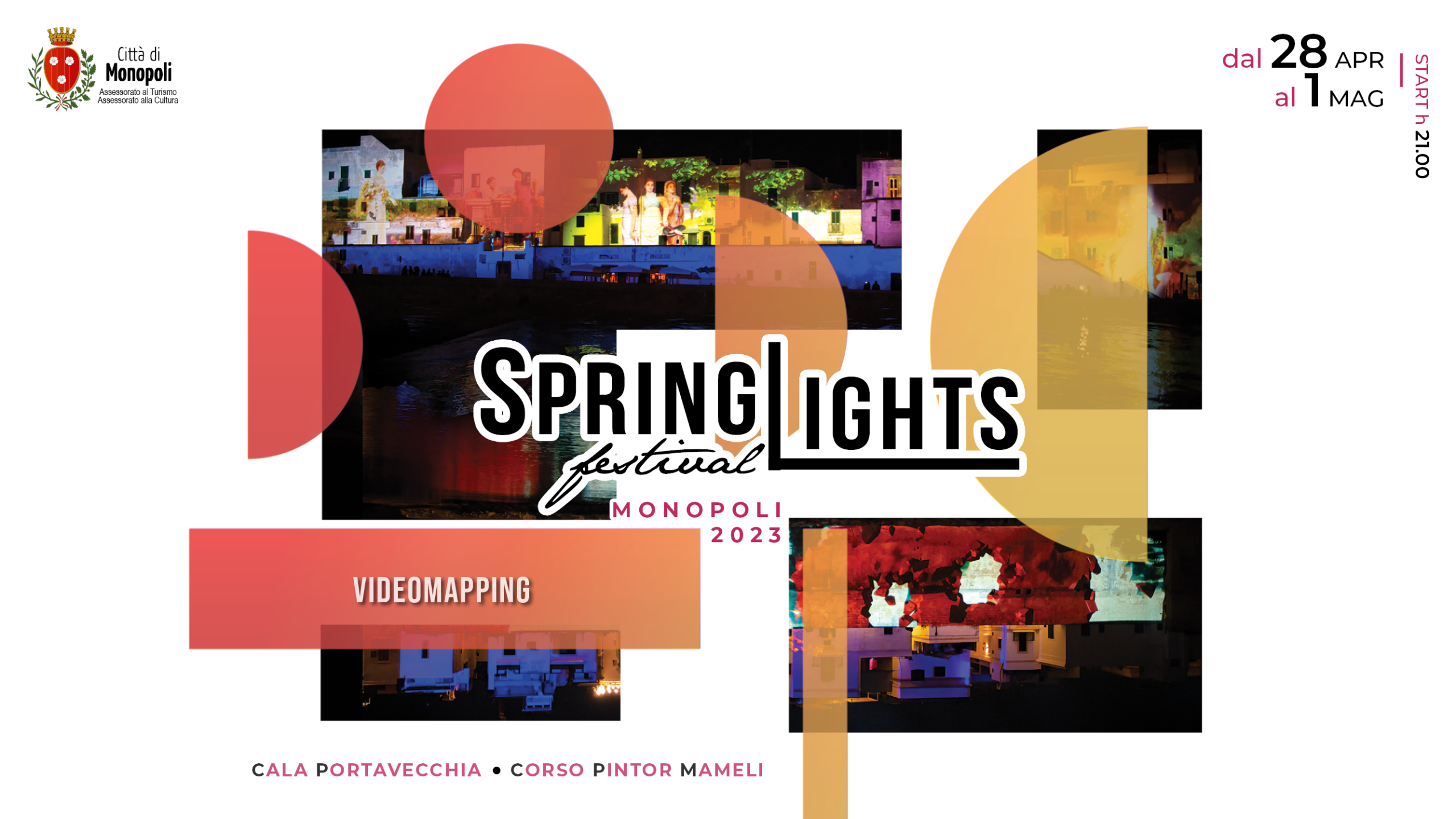 A Monopoli Spring Lights Festival, l’evento di arte digitale che racconta la città