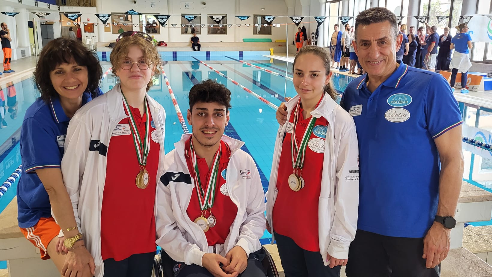 Acquaviva, due atleti paralimpici ospiti al Luxemburg