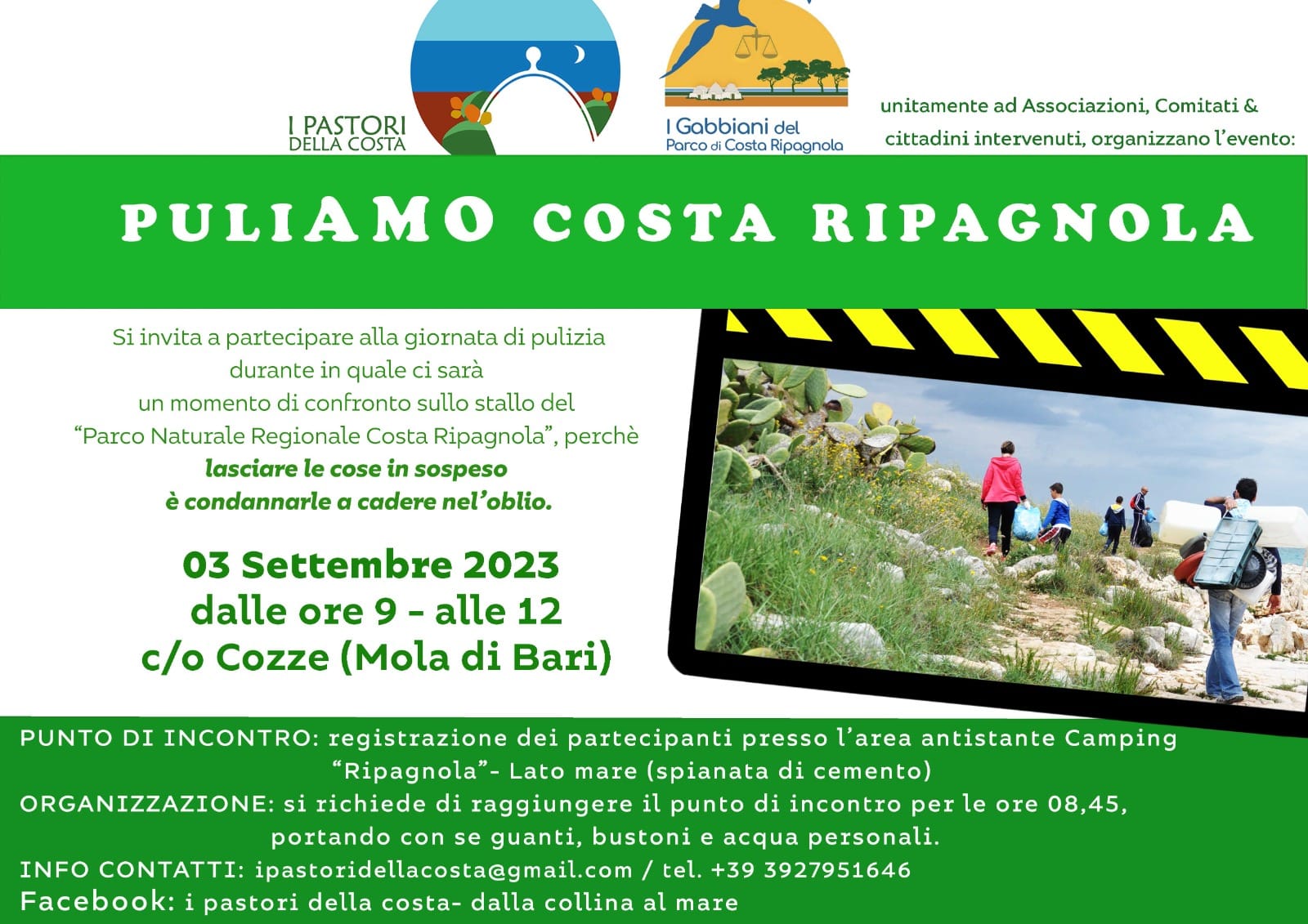 Manifestazione a Costa Ripagnola