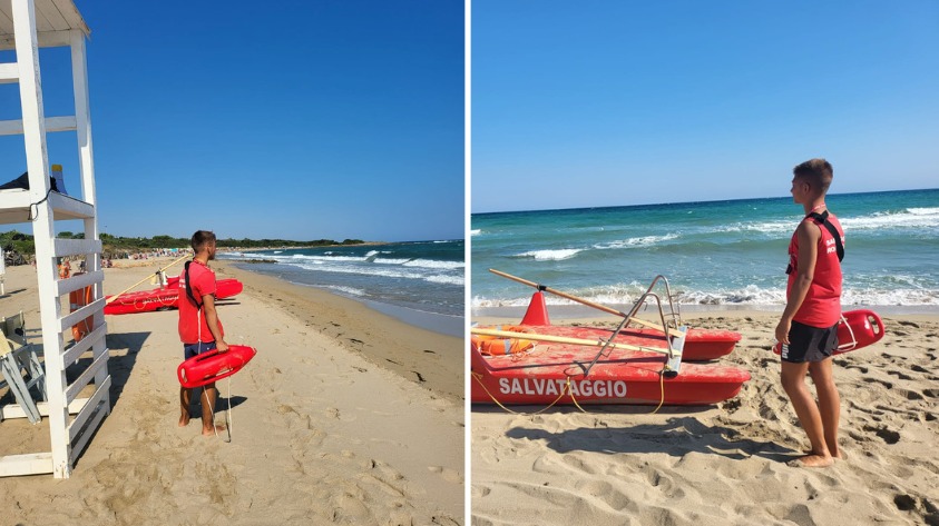 A Rosa Marina, bagnini provvidenziali