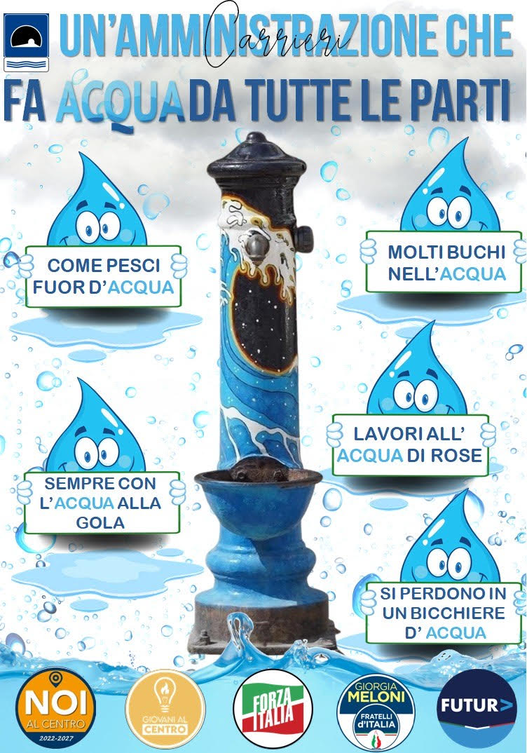 Polignano a Mare in balia delle acque