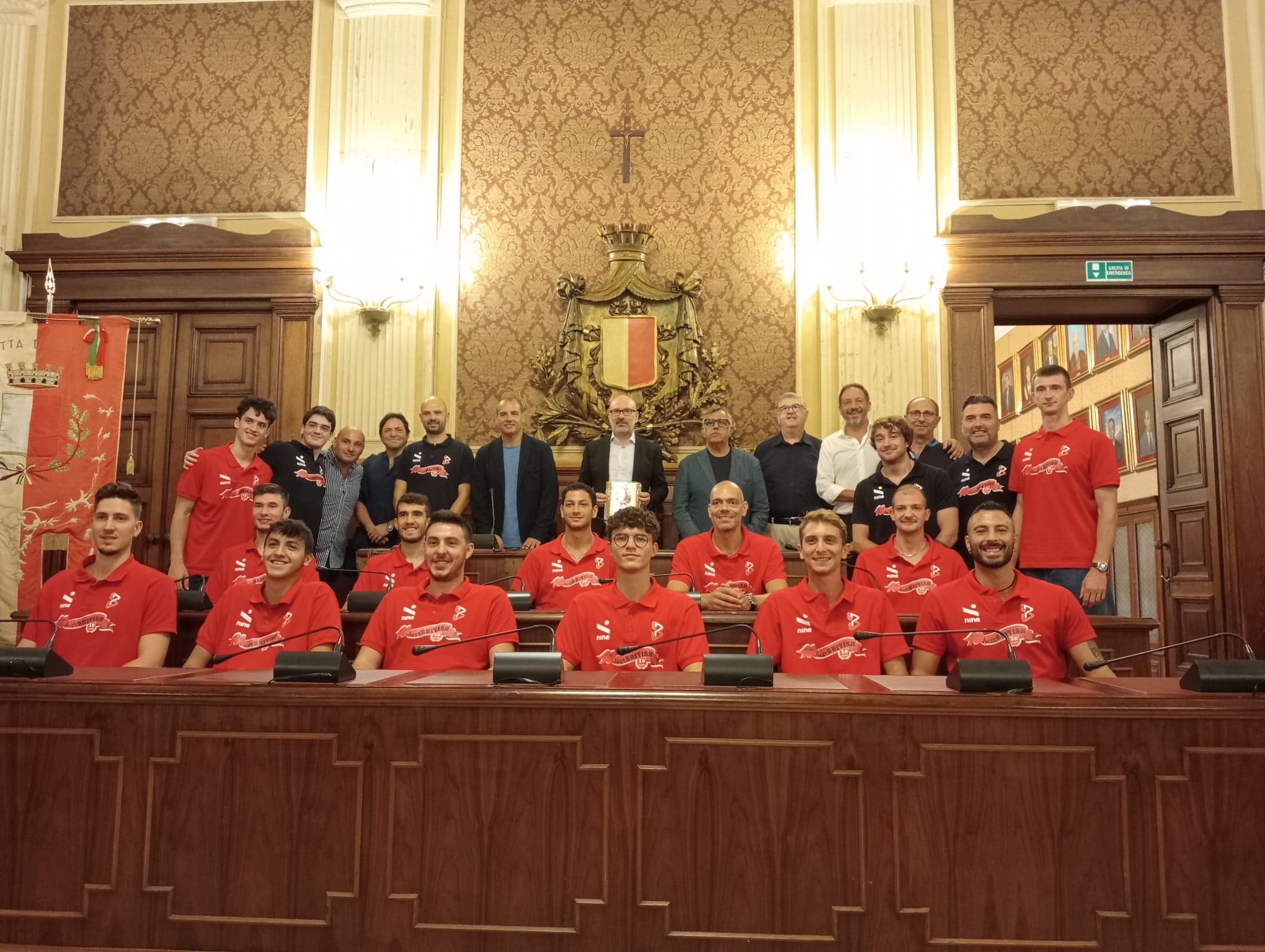 21-09-23 presentata questa mattina a Palazzo di Città la squadra maschile Pallavolo Bari_1