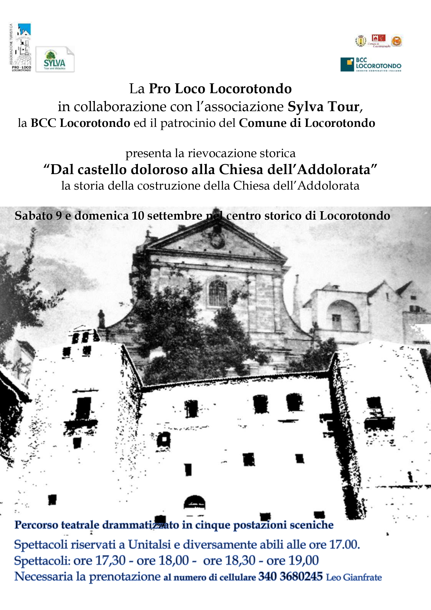 Dal castello doloroso alla Chiesa dell’Addolorata