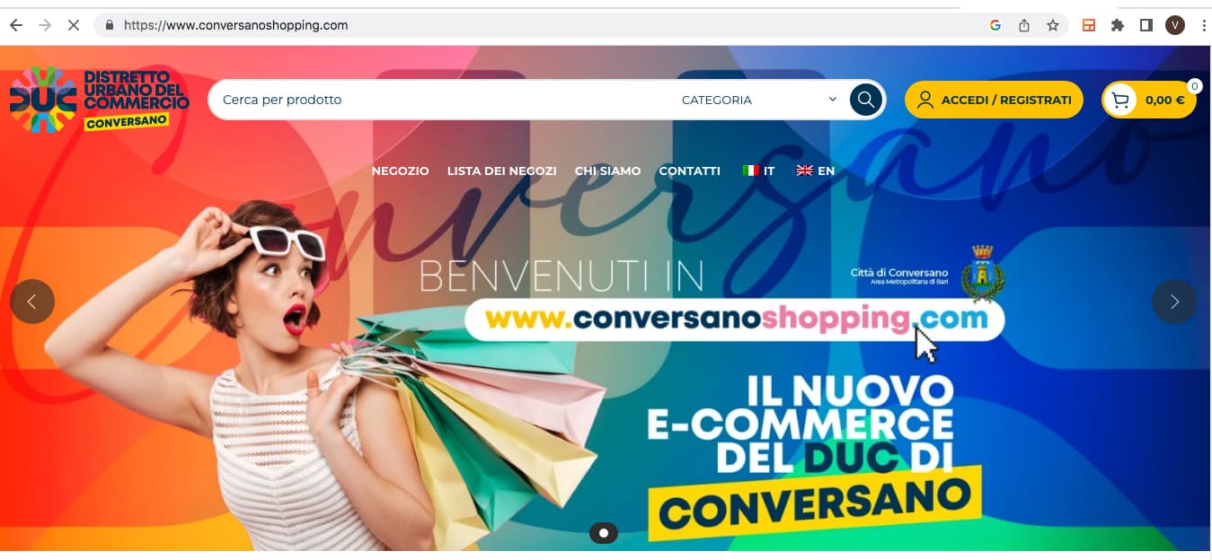 L’e-commerce per le attività produttive di Conversano