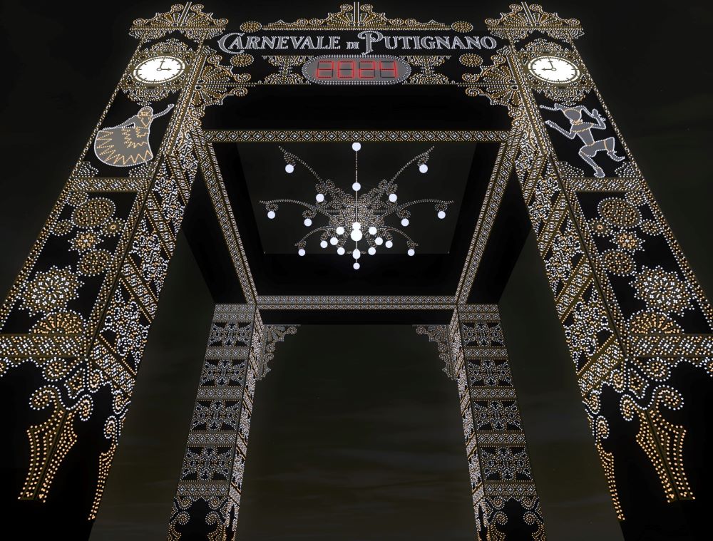 Illuminante Macchina del Tempo - Carnevale di Putignano grafica