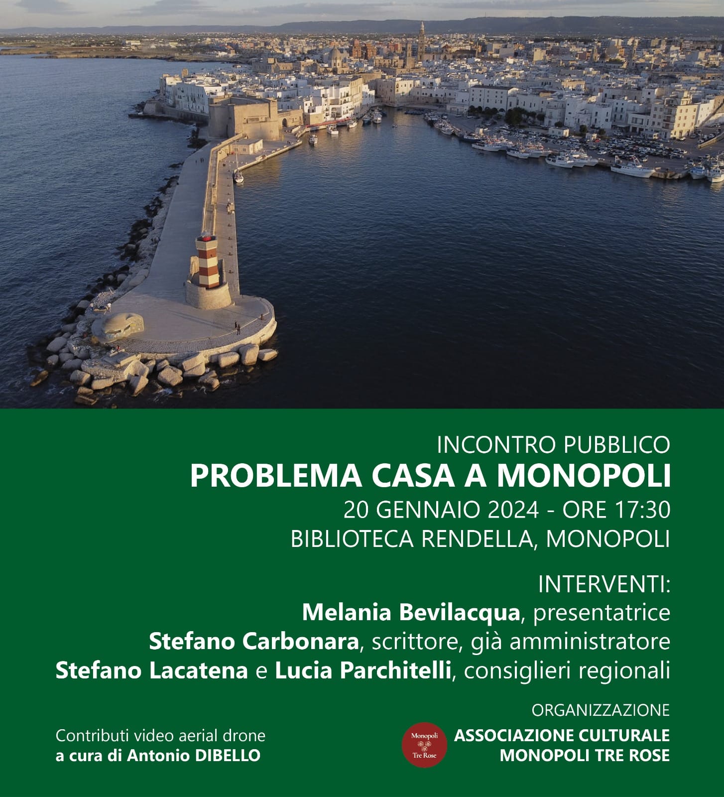 Monopoli, problema casa, dibattito in programma il 20 gennaio