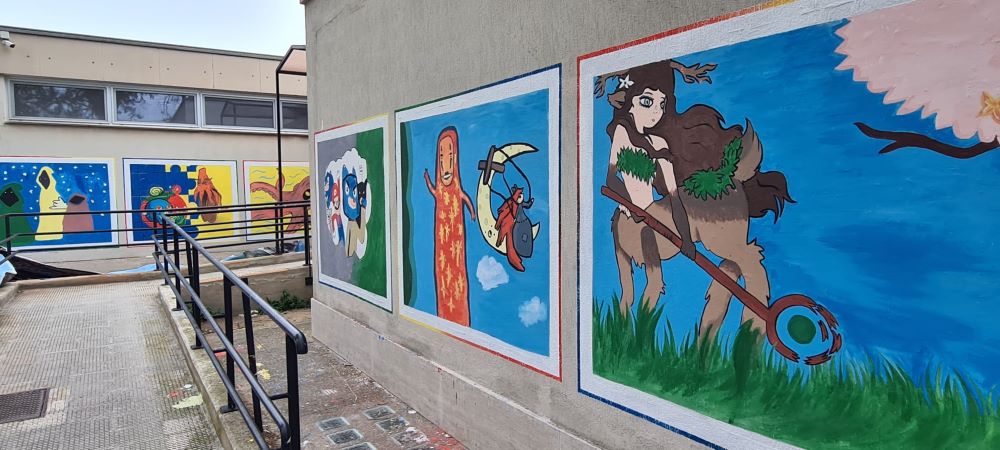 Bari,20 ragazzi hanno “riacceso” i muri del Centro “Colli Grisoni”