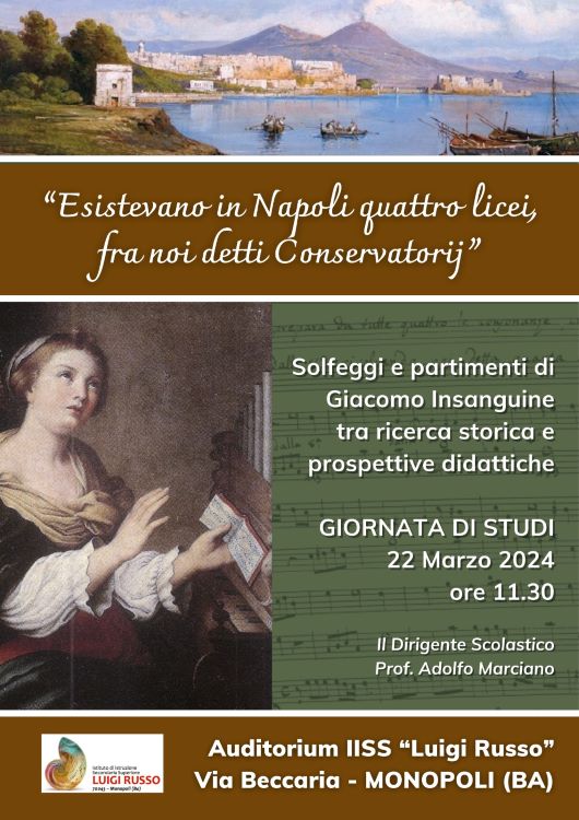 Monopoli, il Liceo Musicale Luigi Russo celebra il compositore Giacomo Insanguine
