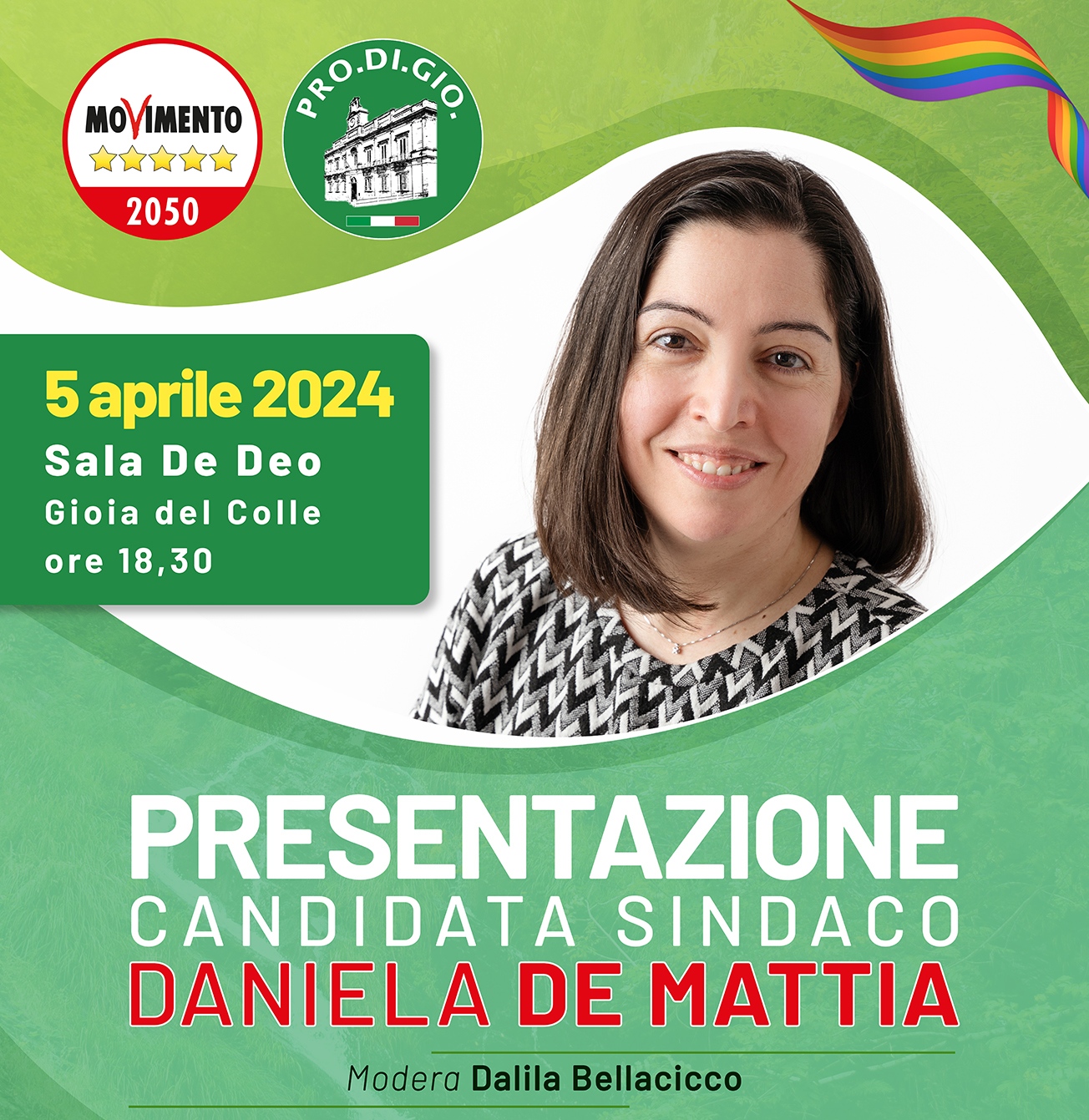Gioia del Colle, il 5 aprile la presentazione della candidata sindaca Daniela De Mattia e del programma
