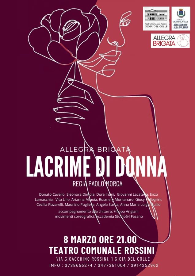 Gioia del Colle, due iniziative gratuite per la Giornata Internazionale della Donna 2024