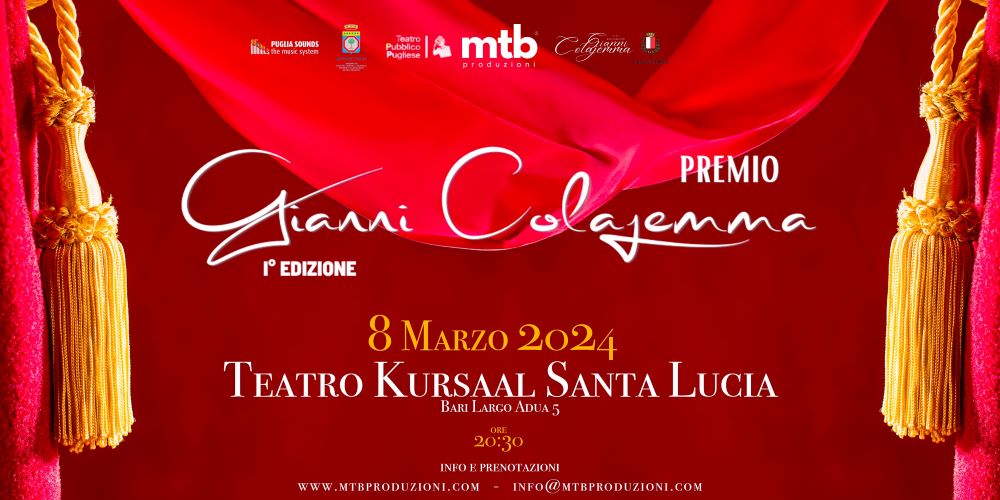 Bari, Premio Gianni Colajemma 2024,resi noti i nomi dei 9 finalisti