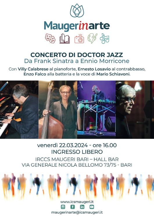 Bari, all’ IRCCS Maugeri l’evento “Concerto di Doctor Jazz”