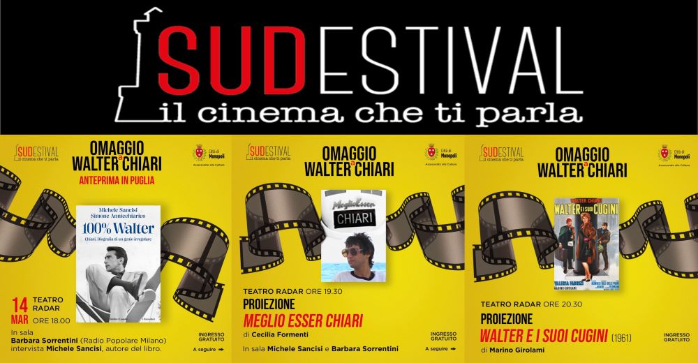 Monopoli, al Sudestival un omaggio a Walter Chiari