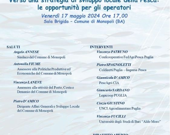 Monopoli, Incontri con le comunità costiere