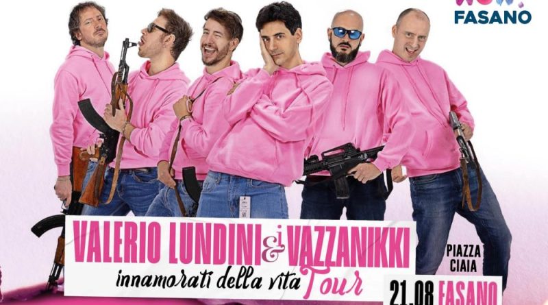 Fasano, WOW! FASANO: Valerio Lundini & i Vazzanikki  “Innamorati della vita Tour”