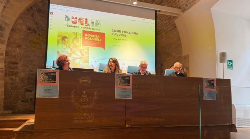 Acquaviva, seminario su Impresa Possibile