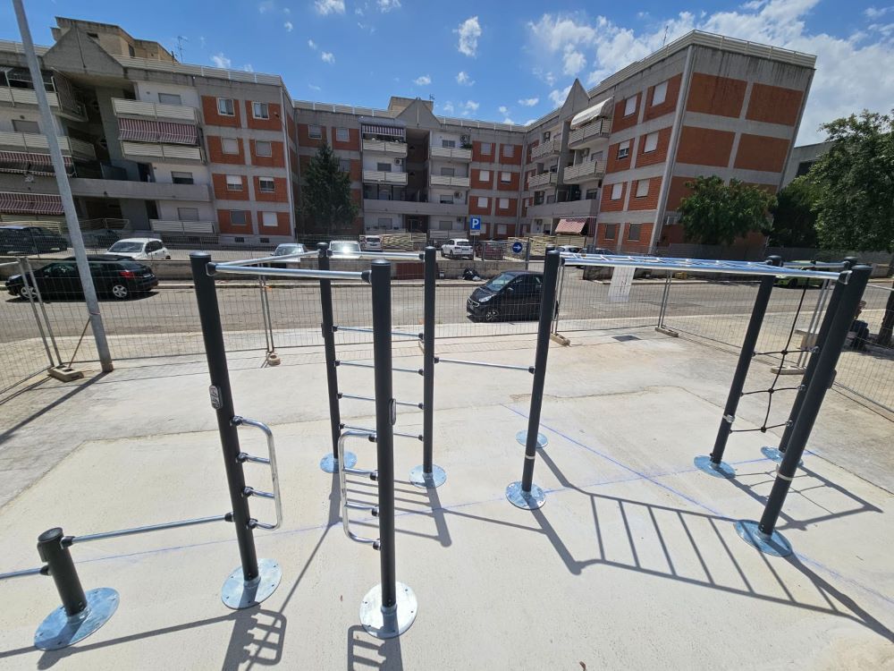 Monopoli, un’area fitness inclusiva sta nascendo a San Marco