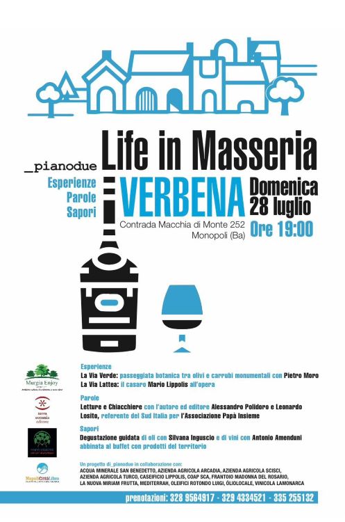 Monopoli, Life in Masseria Verbena: un viaggio fra natura, cultura e sapori pugliesi