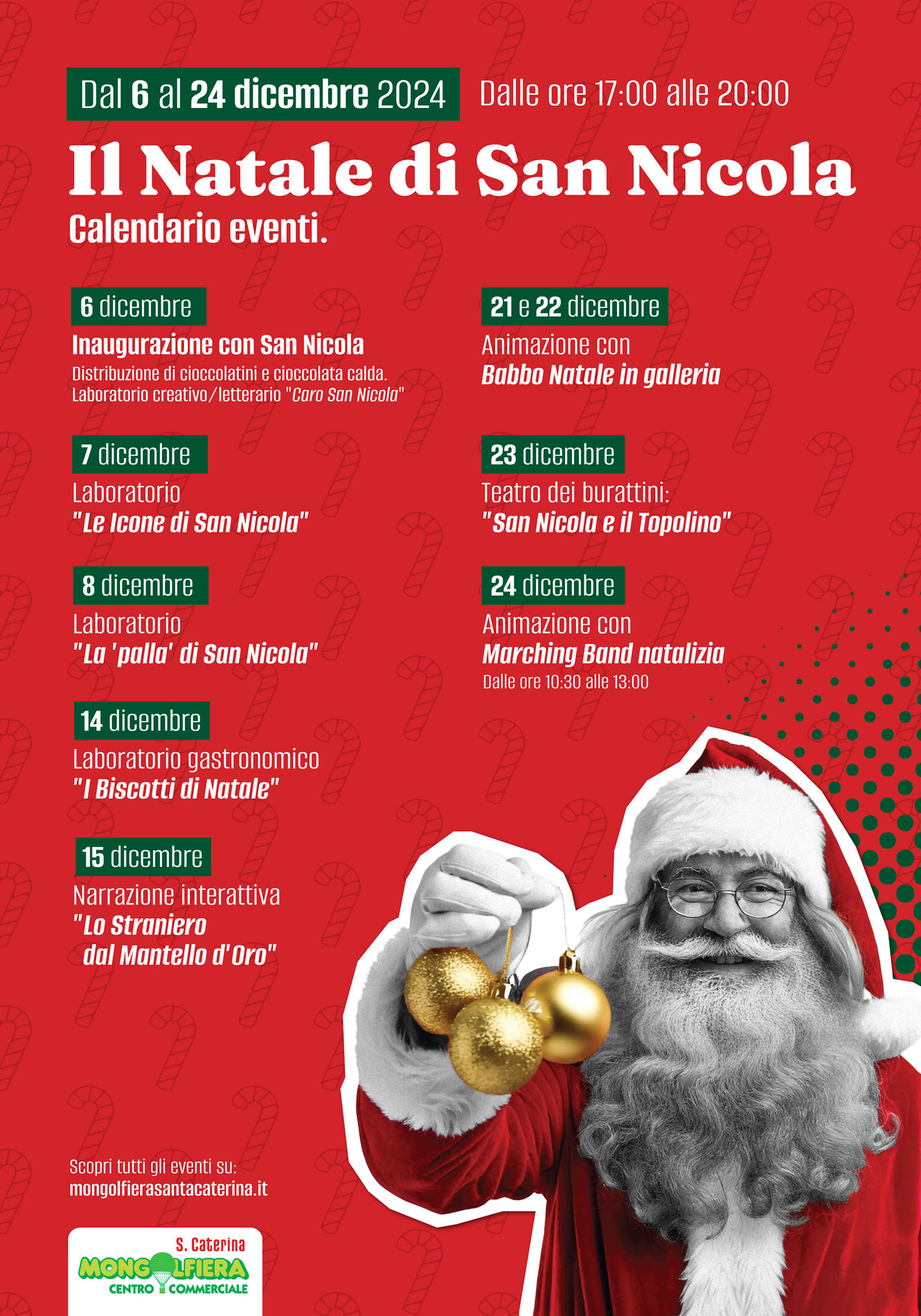 Il Natale di San Nicola al centro commerciale Mongolfiera