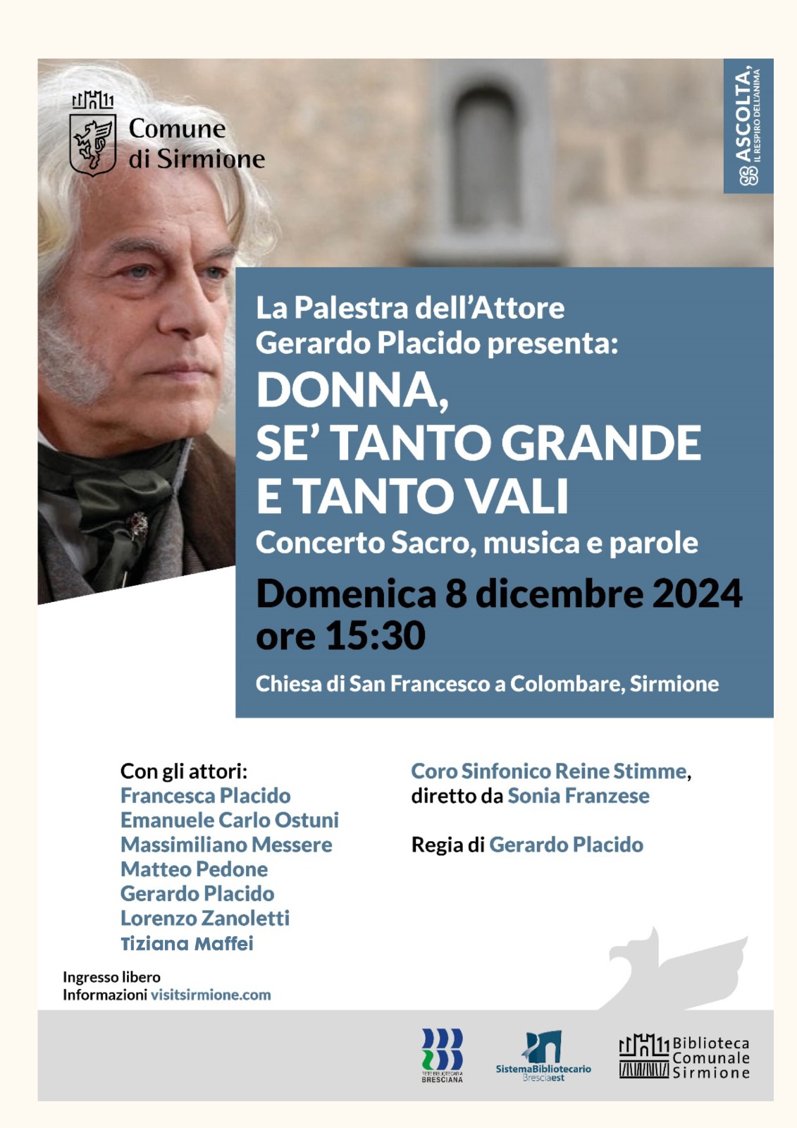 “Donna, Se’ Tanto Grande e Tanto Vali”: Concerto sacro a Sirmione per la magia del Natale