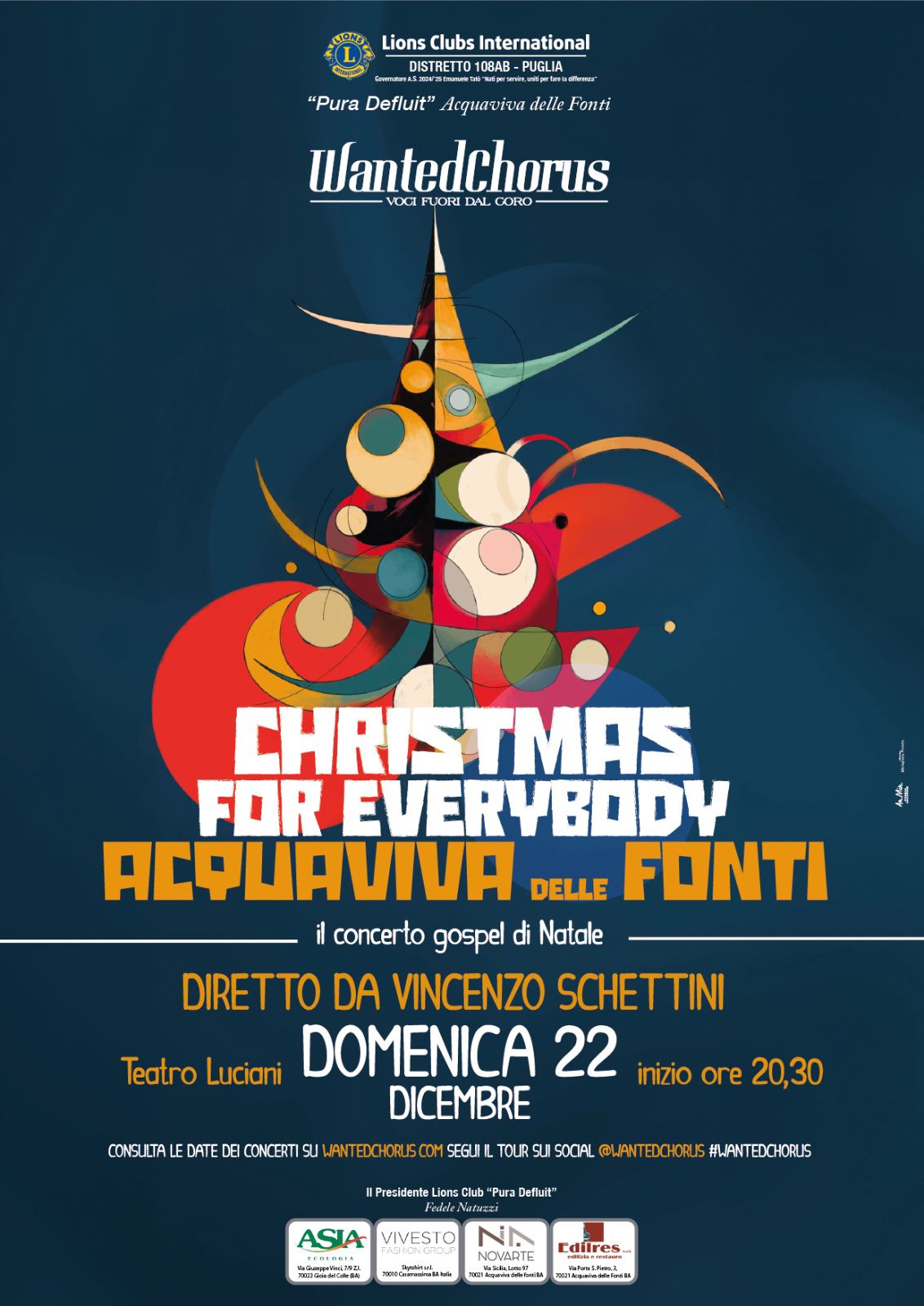 Il “The Wanted Chorus” di Vincenzo Schettini ad Acquaviva delle Fonti