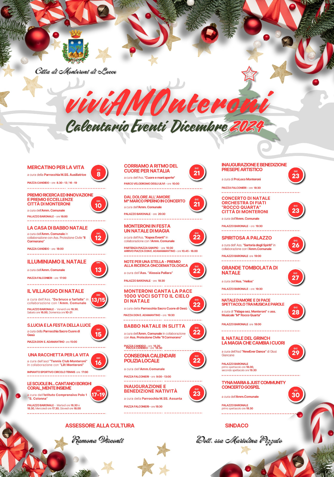 Monteroni di Lecce: Natale tra magia, musica e solidarietà