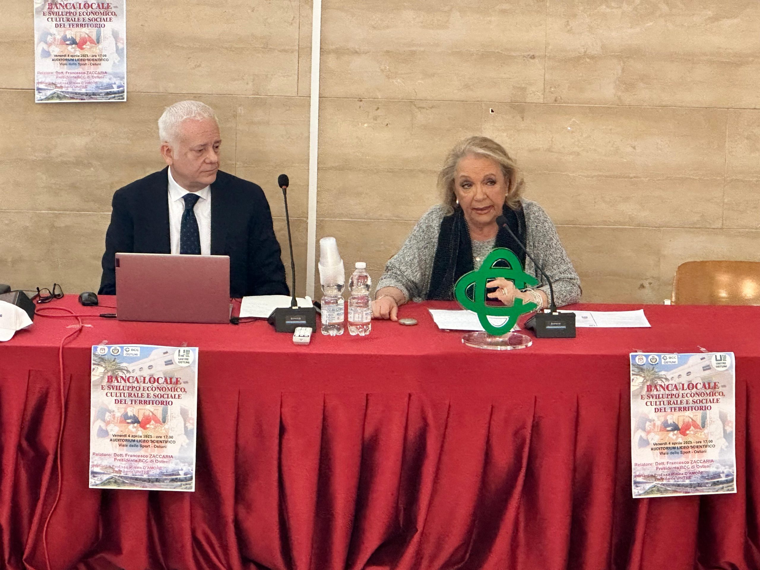 La Banca di Credito Cooperativo di Ostuni ha partecipato all’evento organizzato dall’UNITRE: una storia di comunità, cultura e cooperazione che guarda al futuro