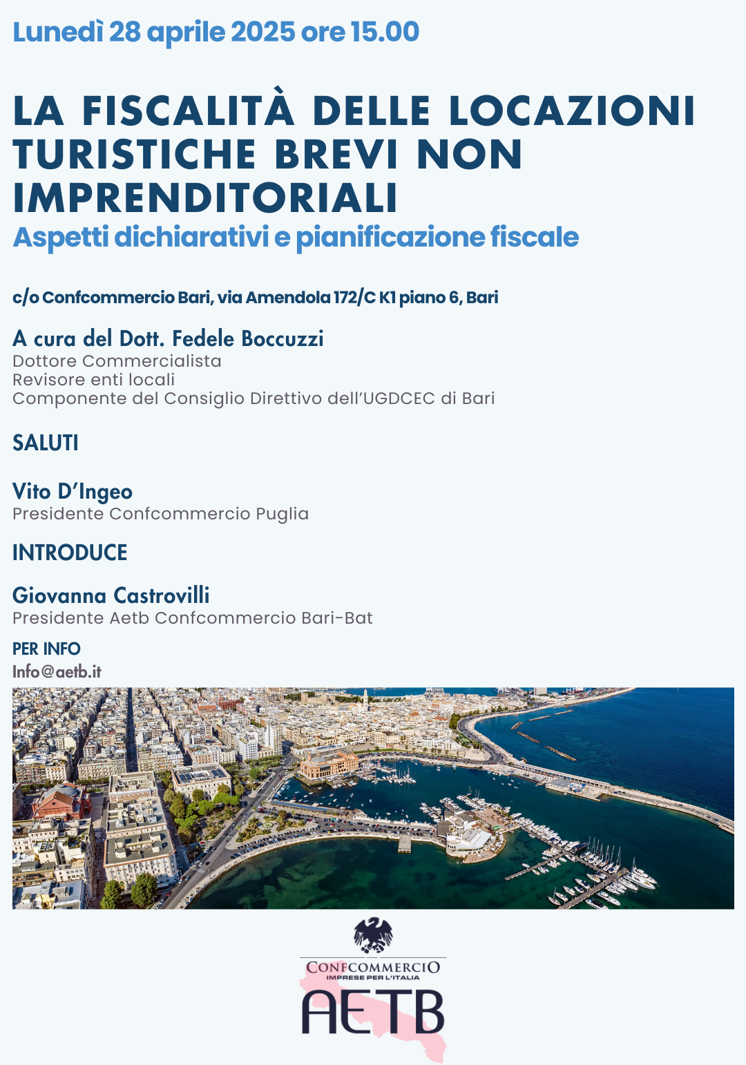 LOCANDINA - La fiscalità delle locazioni turistiche brevi non imprenditoriali