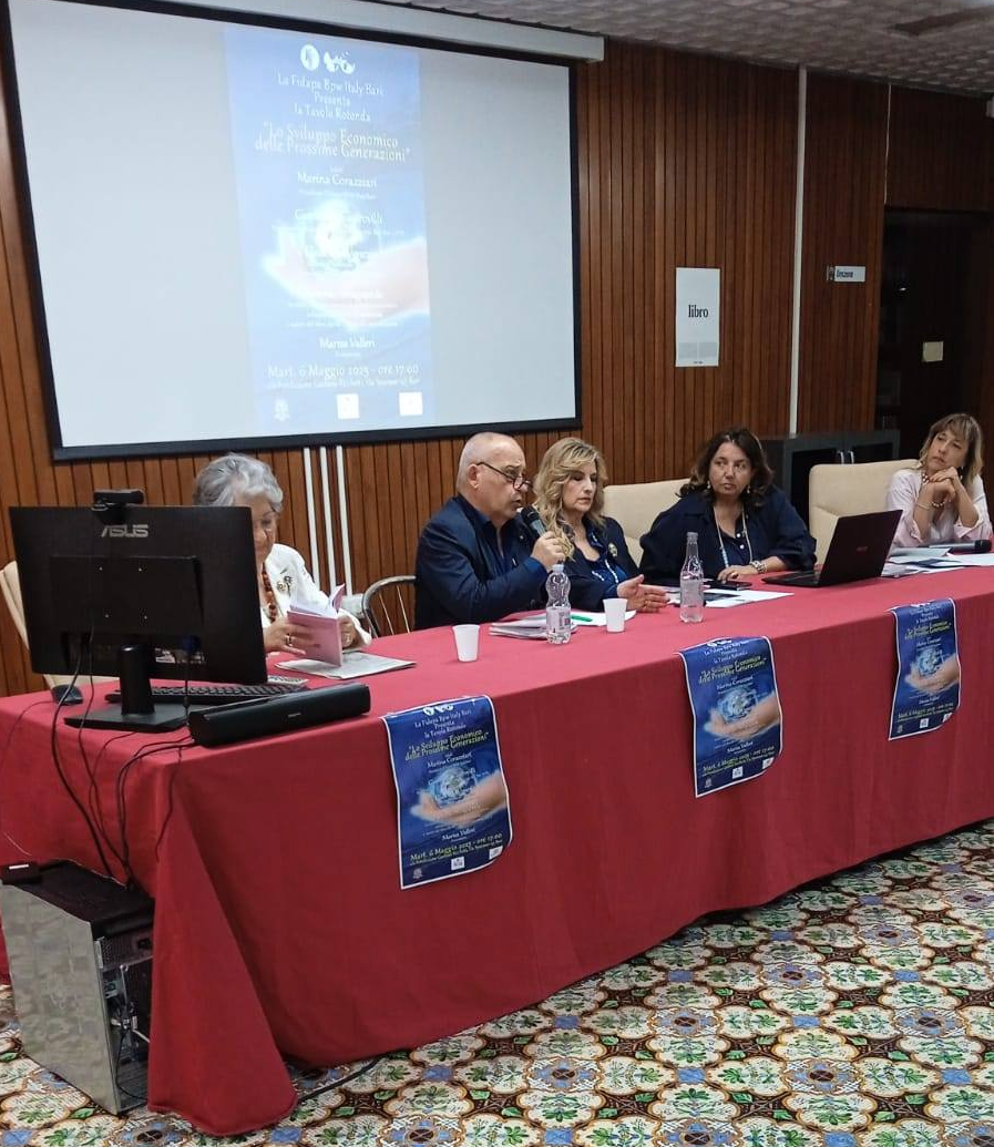 “Lo sviluppo economico delle prossime generazioni”: un successo la tavola rotonda promossa dalla Fidapa BPW Italy Bari sul domani nel Mezzogiorno