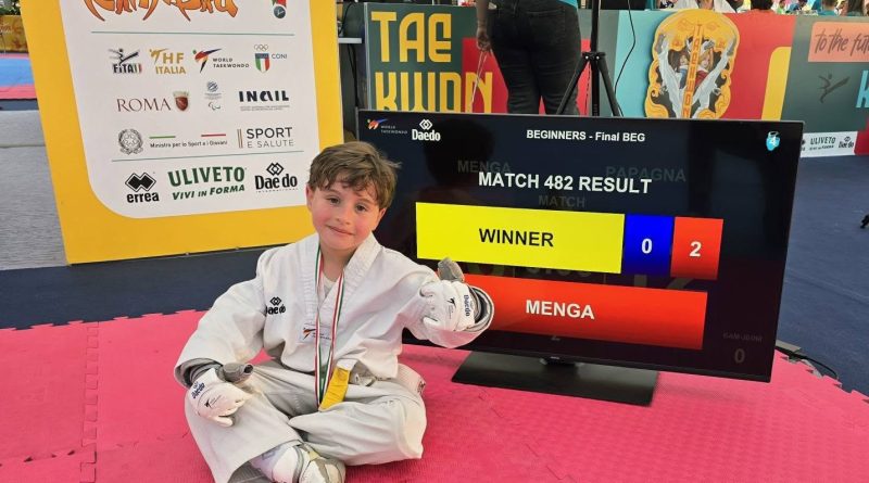E’ Menga il nuovo talento  del Centro Taekwondo Monopoli