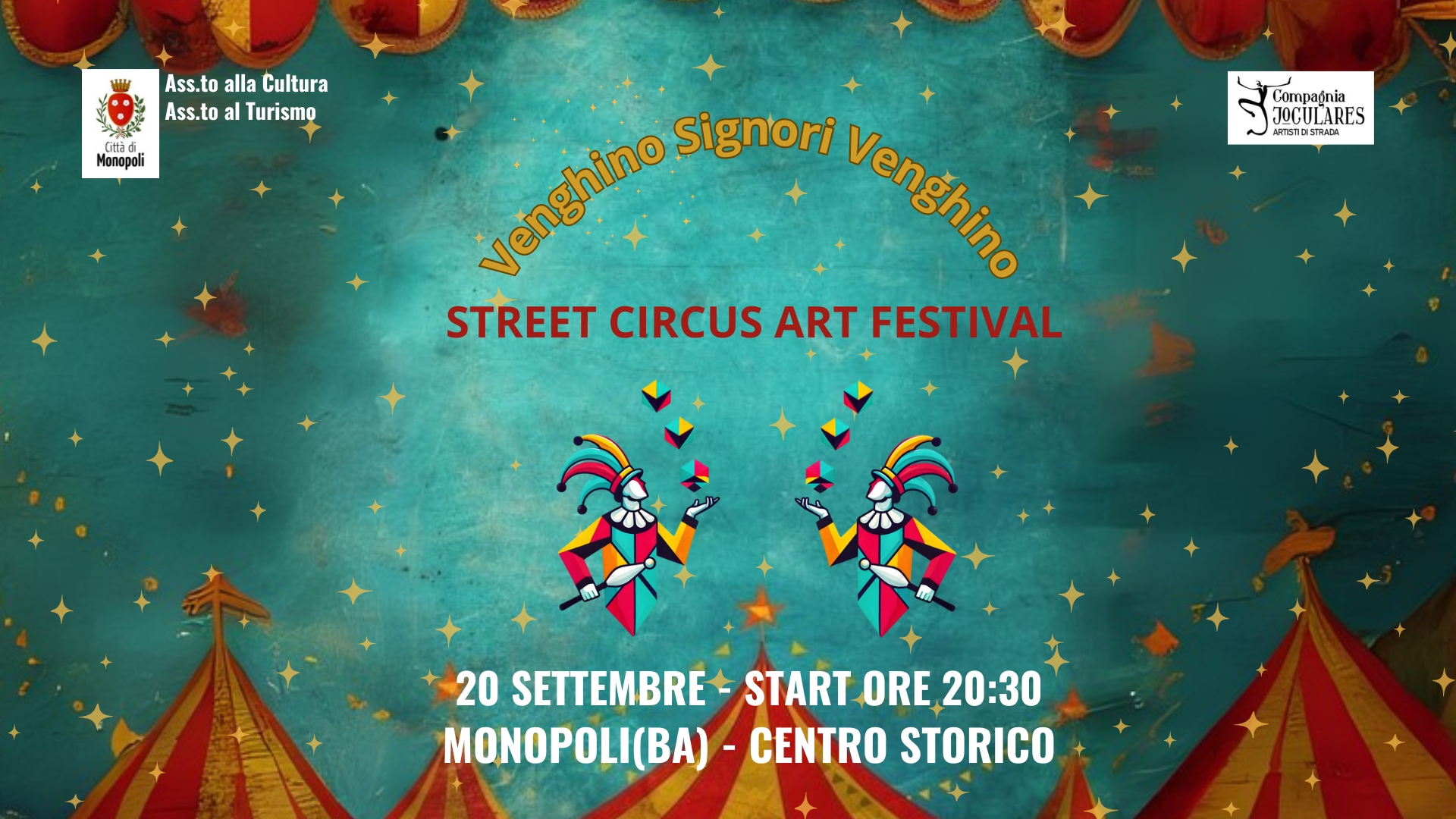 Monopoli si accende con il circo: arriva “Venghino Signori Venghino”