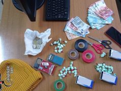 Gioia del Colle Carabinieri in campo con i cani antidroga, anche un arresto