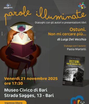 Il libro “Ostuni. Non mi cercare più…” approda a Bari
